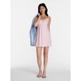 thumbnail image 2 of No Boundaries Lace Trim Mini Dress, Women’s XXS-XXL, 2 of 5
