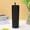 B001- Black, variant on Insulated with Straw, 8X3 in Stainless Steel, Hot and Cold, Reusable Daily Carry, Light Turquoise, Matching Lid, Single Unit