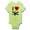 Kiwi, variant on CafePress - I Love Fans Infant Bodysuit - Baby Light Bodysuit, Size Newborn - 24 Months