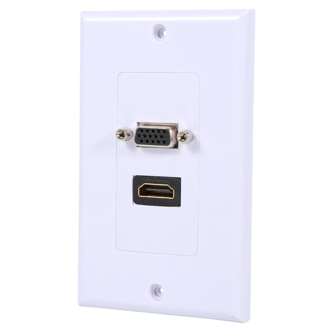 Placa de pared HDMI Nikou 1 puerto HDMI hembra HDMIVGA