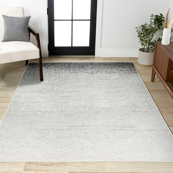 JONATHAN Y CONTEMPORARY POP 3 x 5 Area Rug, Shore Gradient - Gray/Cream, CTP111A-3