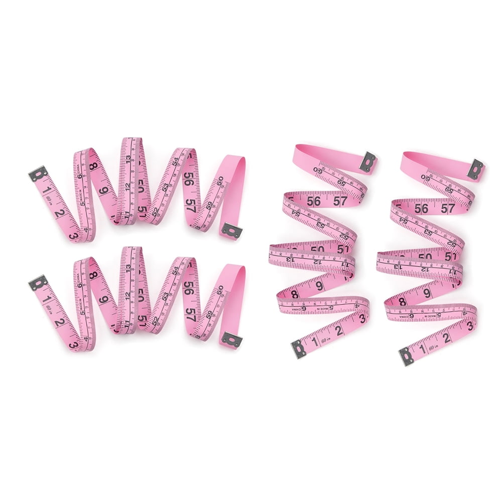 48 Wholesale Keychain Pink Tape Measure - at 