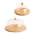 thumbnail image 2 of Cake Stand Versatile Pie Muffins with Dustproof Dome Lid Cheese Pastries Kitchen Server Tray Covered Serving Platter Cake Holder Large, 2 of 6
