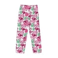 thumbnail image 4 of Kdxio Flamingo Print Men's Sleep Pajama Pant Lounge Pants with Pockets, 4 of 8