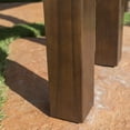 thumbnail image 5 of Marin Outdoor Dark Brown Acacia Wood Rectangular Dining Table, 5 of 8
