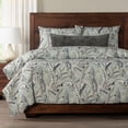 thumbnail image 2 of SIScovers  Gonzo Botanical Print Duvet Set Rain - California King - 5 Piece, 2 of 5