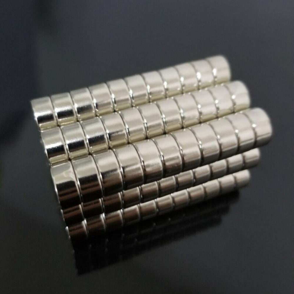 10pcs 5 X 10 mm Neodymium Disc Super Strong Rare Earth N35 Small Fridge Magnets