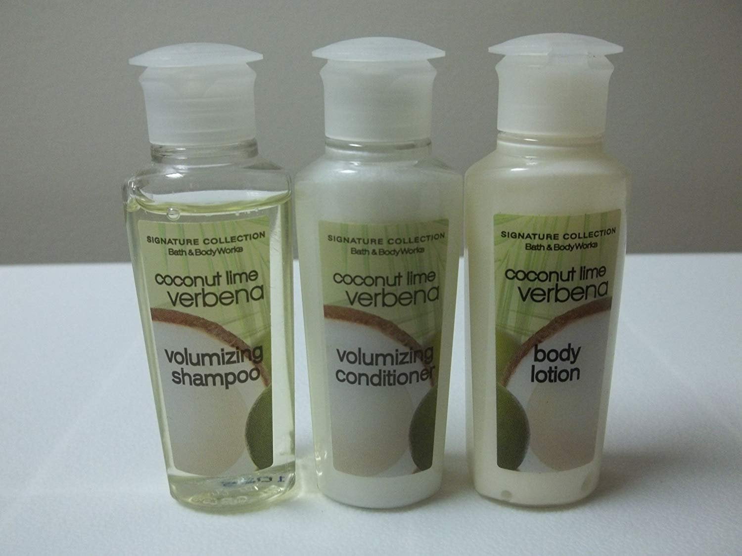 Bath & Body Works Coconut Lime Verbena Travel Set with Volumnizing