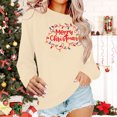 thumbnail image 7 of Christmas Sweatshirt for Women Winter Pullover Christmas Tree Snowflake Graphic Tops, 7 of 7