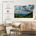 thumbnail image 5 of Elephant Stock Smoky Mountains Valley Wall Art - Horizontal Canvas Wall Art - Living Room Wall Decor - Nature Canvas - Blue And Green Decor - 36" x 24", 5 of 8