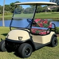 thumbnail image 2 of POLERO Tropical Hibiscus Flower Leaves Print Golf Cart Seat Cover for Women Men, Breathable Universal Ezgo Golf Cart Front Seat Cover Easy to Install Vehicle Accessories, 2 of 8