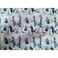 thumbnail image 5 of oneOone Cotton Cambric Teal Blue Fabric Horse Sewing Fabric By The Yard Printed Diy Clothing Sewing Supplies 42 Inch Wide-RK, 5 of 6