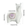 thumbnail image 3 of 6 inch Cute Alpaca Flower Pots, Animal Decorative Ceramic Planters for Indoor Gardens and Cacti, Colorful Office and Home Decor for Living Room,Kitchen, or Desk, 3 of 7