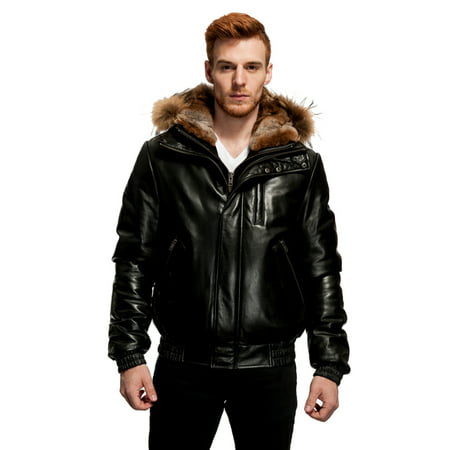 Original Goose by Mason & Cooper Down Bomber Leather (Best Goose Down Jacket)