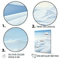 thumbnail image 3 of Designart "Snow-Capped Desert Tranquility" Snow Floater Framed Canvas Prints, 3 of 5