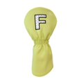 thumbnail image 1 of Cubierta de la cabeza del palo de golf Macarena de cuero para Deportes de golf F amarilla, 1 of 8