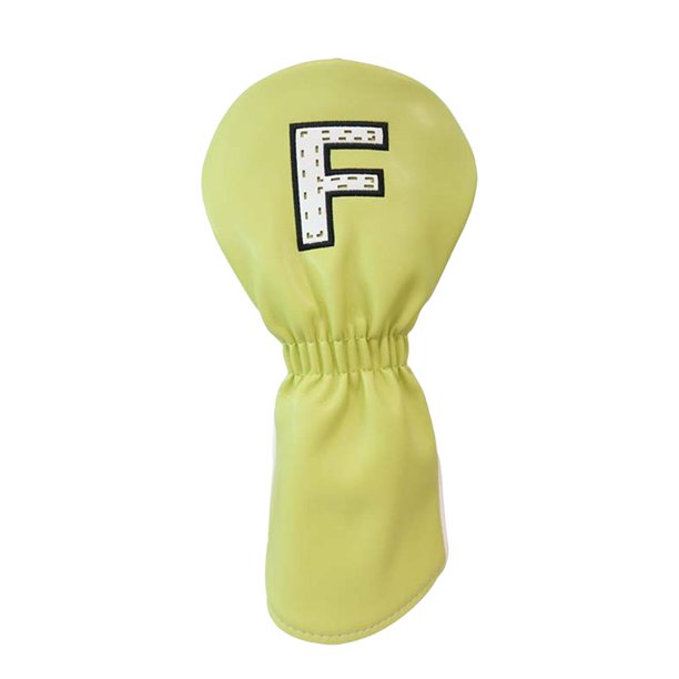 PU Golf Club Headcover Protección de manga larga Headcovers de madera para palos de madera F amarilla Zulema Cubierta de la cabeza del palo de golf