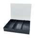 thumbnail image 5 of Caja de almacenamiento para decoración de uñas jinwen 30 rejillas cubierta transparente Negro, 5 of 8