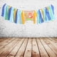 thumbnail image 3 of Vintage Rag Banner 2 Número Bebé Segundo cumpleaños Signo Toddle Decoración de la habitación Sunnimix Silla de Bebé Banner, 3 of 8