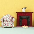 thumbnail image 1 of OULII Décoration Maison Mini Cheminée Modèle Contreplaqué Lot de 1, 1 of 8