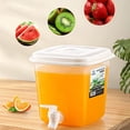 thumbnail image 3 of Dispensadores de bebidas, dispensador de bebidas de plástico con grifo, hervidor frío con grifo para refrigerador de frutas, dispensador de bebidas para refrigerador, 3 of 8