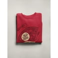 thumbnail image 3 of Best Pizza Menu Sweatshirt Men -Image by Shutterstock, Male Medium, 3 of 4
