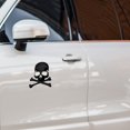 thumbnail image 6 of ROZYARD 3D Skull Metal Stickers Skull & Crossbones Metal Decals for Car & Motorcycles, 6 of 15