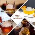 thumbnail image 3 of Large Ice Cube Tray for Whiskey: 2.5 Inch Silicone Ice Ball Maker - Circle Ice Cube Tray - Round Ice Sphere Maker for Old Fashioned Bourbon Whisky, 3 of 5