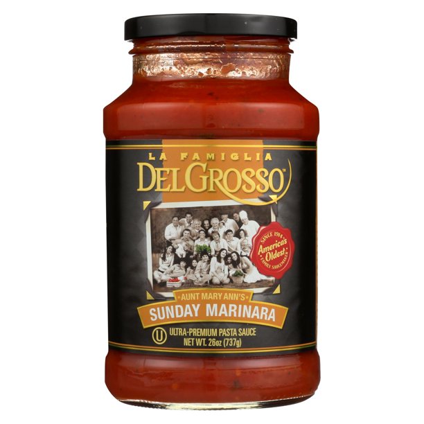 Del Grosso UltraPremium Pasta Sauce Aunt Mary Ann's Sunday Marinara