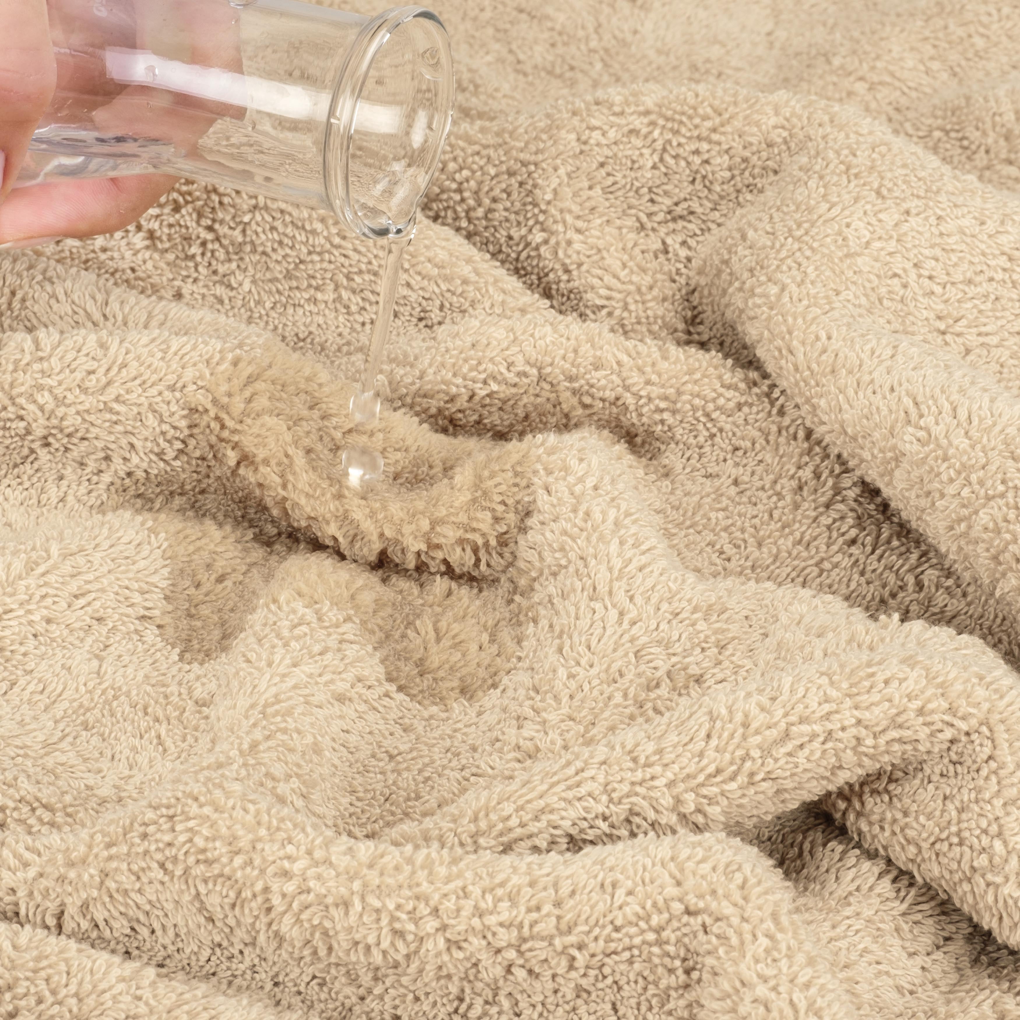 Cotton Paradise 100% Cotton 40 by 80 inches Bath Sheet, Soft Absorbent Quick Dry Towels for Bathroom, Beige