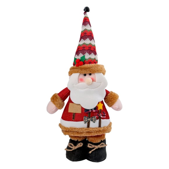 Christmas Tree Decorations,Christmas Snowman Santa Claus Milu Deer Standing Doll Excellent Holiday Ambiance Decoration Suitable for Hotel Mall Bedroom and Christmas Tree Decoration