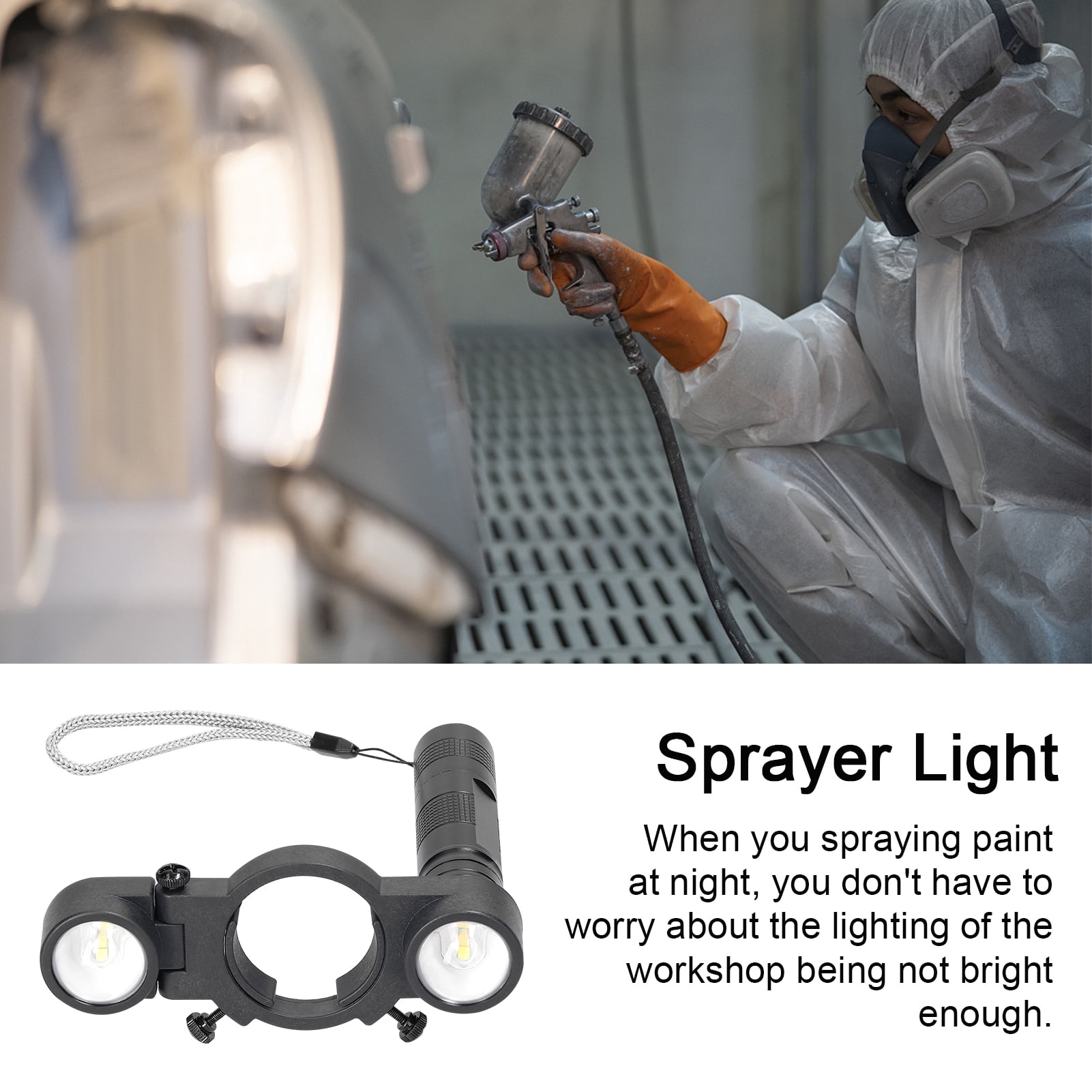 Sprayer Spraying Machine Lighting Airbrush Light Universal Sprayer Light Aadjustable Rechargeable Fill-in Light For Sprayer