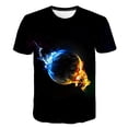 thumbnail image 2 of 2023 llama camisetas ropa verano nuevos niños Casual suelta camisetas ropa niños y niñas manga corta Tops camisetas disfraces 8T Gao Jinjia LED, 2 of 2