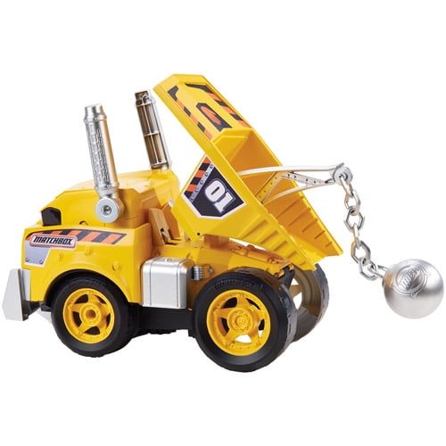 matchbox dump truck with wrecking ball