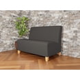 thumbnail image 2 of Lesro Ravenna Reception Armless Loveseat in Gray, 2 of 5