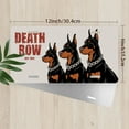 thumbnail image 2 of License Plate, Doberman Death Row Decorative Front,Personalized Stainless Steel License Plate Cover For Men Women,12.2" X 6.2", 2 of 6