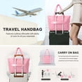 thumbnail image 5 of Gocvo Tote Bag for Women, Large Capacity Lightweight Puffer Bag, Waterproof Shoulder Bag for Women for Daily Travel, Gym, Work(Pink), 5 of 9
