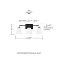 thumbnail image 4 of Capital Lighting - Brody - 3 Light Bath Vanity In Minimalist Style-9 Inches Tall, 4 of 7