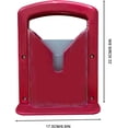 thumbnail image 3 of Guillotine Style Bagel Slicer with Safety Shield - Sharp Serrated Stainless Steel Blade for Cutting Bagels - Fits Bagels up to 2" Thick and 4.5" Diameter, 3 of 5