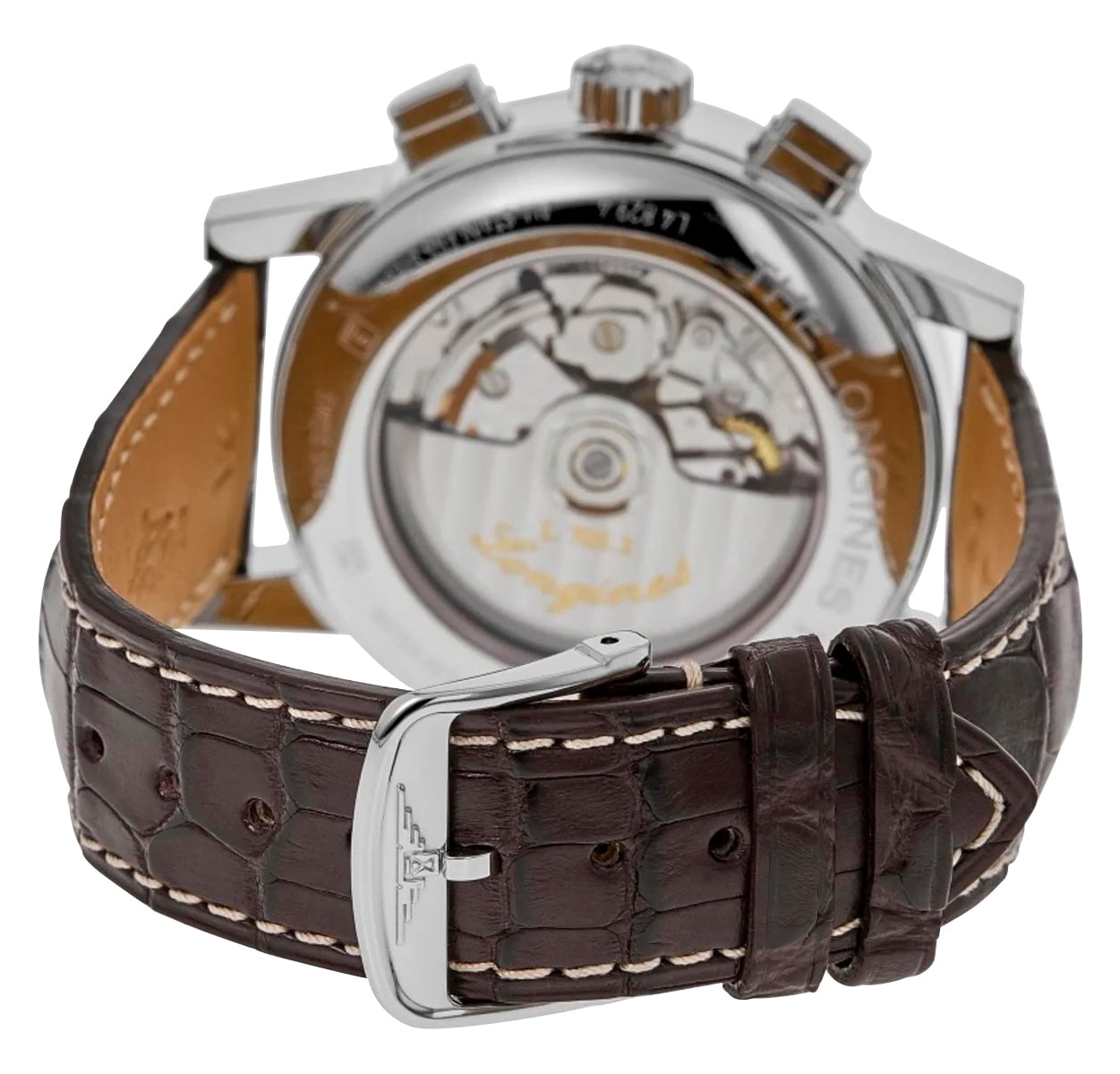 Longines 1832 Automatic Chronograph Stainless Steel Beige Dial