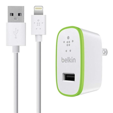 Belkin BOOSTUP Home Charger with ChargeSync Lightning Cable (12 Watt / 2.4 Amp,