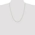 thumbnail image 2 of 10k Or Blanc.65mm Spiga Pendentif Pendentif Collier Chaîne, 2 of 9