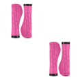 thumbnail image 2 of VONKY 1 Paire Bicyclettes Poignée de Guidon Respirante Antichoc Imperméable à la Poussière Coloré Poignée Extérieure Bar Pièces d'Extrémité Rose Rouge 2Set, 2 of 6