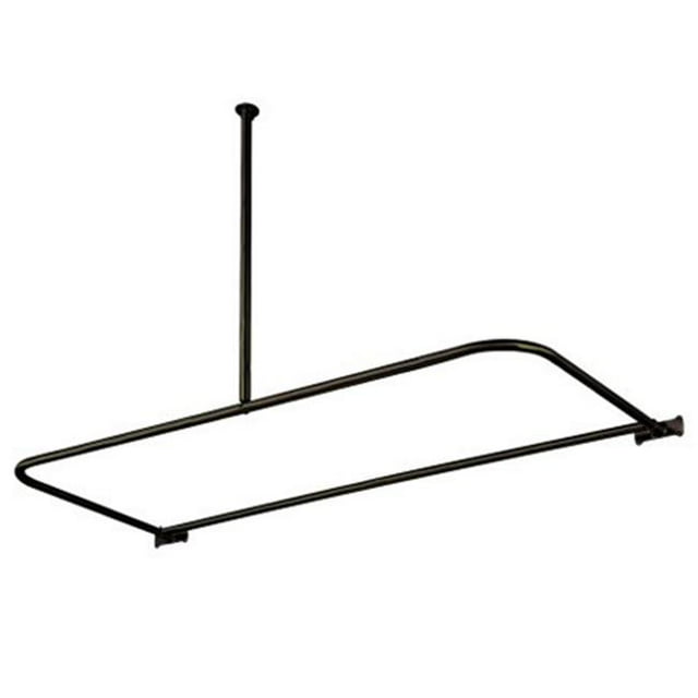 Kingston Brass CC3135 Tringle de Douche en Forme de D - Bronze Huilé