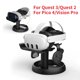 thumbnail image 2 of Soporte de realidad virtual AMVR compatible con Meta Quest 3S/3/Quest 2/Pico 4 Soporte de pantalla de auriculares de realidad virtual universal para accesorios Meta Quest 3, 2 of 5