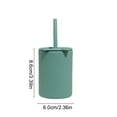 thumbnail image 3 of Silicone Straw Cup for Kids with Spill-Proof Lid and Shatterproof Design for Learning to Drink, 3 of 6