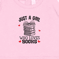 thumbnail image 3 of Inktastic Just a Girl Who Loves Books Baby Sweatshirt, 3 of 4
