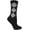 Black, variant on Women's 1 Pair Pack Argyle Crew Sock
