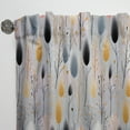 thumbnail image 6 of Designart "Subdued Grey Botanical Plans" Botanical Curtain Panels, 6 of 6