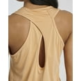 thumbnail image 5 of Real Essentials 5 Pack: Women's Crossback Keyhole Open Back Workout Tank Top Dry-Fit Sleeveless Yoga Gym (Available In Plus), 5 of 7